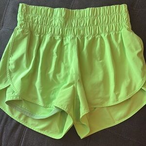 Neon Green Women's Shorts - CRZ yoga XL